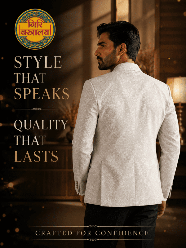 Elegant man in stylish blazer.
