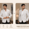 Premium White Designer Blazer for Men | Wedding & Party Wear Jacket – Giri Vastralya
